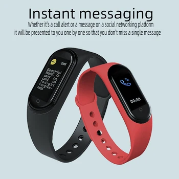 2020 M5 Fitness Tracker Smart Watch 