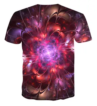 2020 Madingų T-shirt šviečia tamsoje 3D psichodelinio spausdinimo vyriški trumpomis rankovėmis vasarą streetwear atsitiktinis marškinėliai