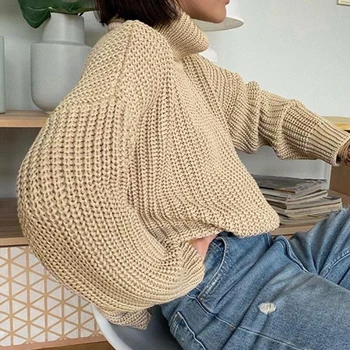 2020 Megztiniai Megztinis Moterims Megztiniai Golfo Viršūnes Moterų Storas Šiltas Žiemos Drabužių kobieta swetry