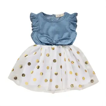 2020 metų Vasaros Girl Dress Bamblys Kūdikių, Mergaičių Drabužiai Princesė Gėlių Suknelė Kūdikiams, Vaikams, Tiulio, Nėrinių Suknelės 1-6T