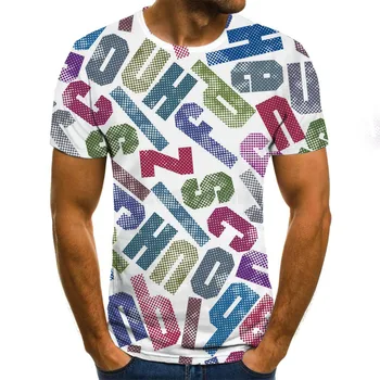 2020 Naujas 3D marškinėliai T - Vyrų / Moterų trumpomis Rankovėmis Vasaros Mados Streetwear Atsitiktinis Viršų T-shirt