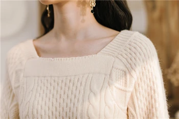 2020 naujas mados moteriški drabužiai Rudens ir žiemos megztinis + sijonas 2 gabalas apranga moterims
