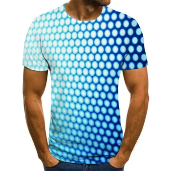 2020 naujas mados vyriški trumparankoviai 3D spausdinimo vasara O-kaklo atsitiktinis mados top marškinėliai