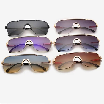 2020 Naujas Prabangus dizaineris Siamo Frameless skėtį nuo saulės akinius Vintgae Retro Akiniai nuo saulės vyrams, moterims, Rudos Negabaritinių Akiniai oculos
