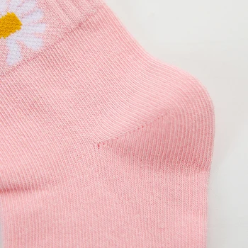 2020 Naujas spalvingas vaikų kojinės medvilnės pusė ilgis berniukai & mergaites kojinės mados gėlių modelio vaikams kojinių 1 lot = 5 vnt.