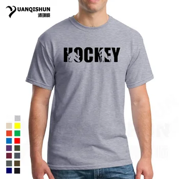 2020 Naujas Vasaros Ledo Hockeyer T-shirt Vyrai Laiškas Išspausdintas Trumpas Rankovės Trumpos T Shirts 16 Spalvų Medvilnės Mados O-Kaklo Viršūnes Tees