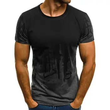 2020 naujas vyrų mados, sporto, sveikatingumo kamufliažas trumparankoviai marškinėliai vasaros asmenybės spausdinimo T-shirt vyrai