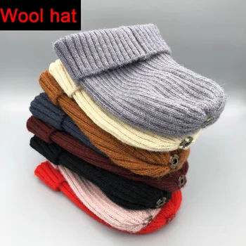 2020 Naujas žiemos skrybėlę prabangos kokybės kepuraitės kepuraitė 5A kokybės Merginos skrybėlę moterys, variklio dangtis, žieminės kepurės moterims