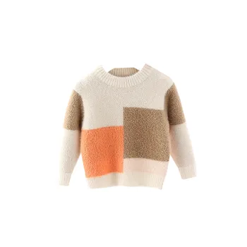 2020 Naują Pavasario Rudens berniuko, megztinis pledas vilnos megztinis vaikai megztiniai stilingas, šiltas storas bamblys dangomis, kūdikių berniukų drabužiai