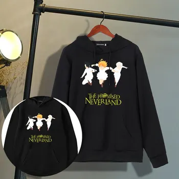 2020 Naujų Karšto stiliaus Pažadėjo Neverland Moterų Palaidinukė Hoodie Atsitiktinis Megztinis Japonų Anime ilgomis Rankovėmis Viršų
