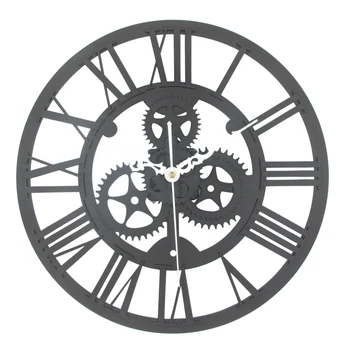 2020 Naujų Pramonės Įrankių Sieninis Laikrodis Dekoratyvinės Sienų Laikrodis Pramonės Stiliaus Romos Numeris Skeletas Kvarciniai Laikrodžiai už Kambarį