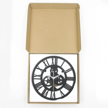 2020 Naujų Pramonės Įrankių Sieninis Laikrodis Dekoratyvinės Sienų Laikrodis Pramonės Stiliaus Romos Numeris Skeletas Kvarciniai Laikrodžiai už Kambarį