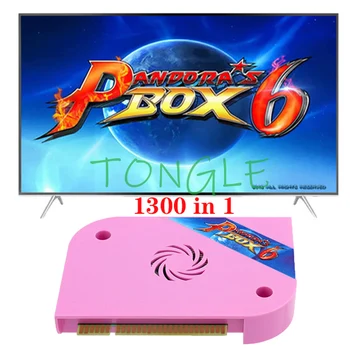 2020 Originalus Naujausias Pandora Box 6 1300 1 Jamma Arcade Mašina Kabineto CRT CGA VGA HDMI Paramos FBA Mame PS1 Žaidimas Tekken 3d