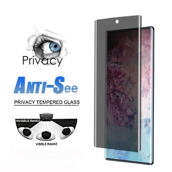 2020 Privatumo Nuotaika stiklo Samsung Note 10 Pro Stiklo Samsung S20 plius S10 S8 S9 Plus Pastaba 9 8 Stabdžių Peeping Stiklo