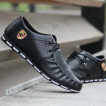 2020 Sporto vairavimo batai vyriški butas neslidus laisvalaikio bateliai italijos butas batai 2019 korėjos versija vyrų žirnių minkšti bateliai