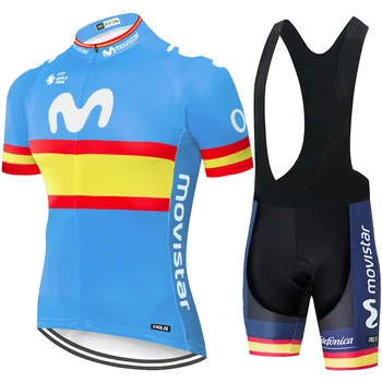 2020 Šortai cycling team movistar dviračių džersis Sportinis kostiumas vyrams vasaros 6xl dviračių mens Ropa Ciclismo Maillot culottes dviračiu