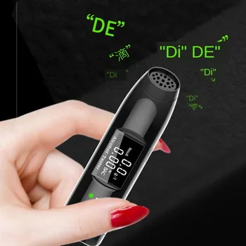 2020Newest Kvėpavimas Alkoholio Testeriai Didelio Tikslumo Profesionalių Breathalyzer su LCD Ekrano Skaitmeninis Alkoholio Detektorius Mokestis USB