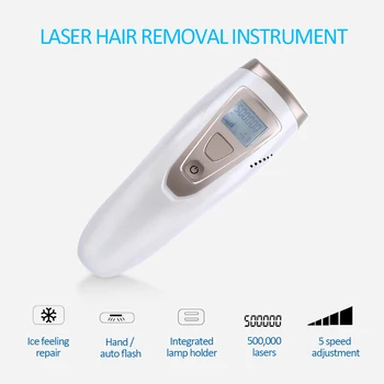 2021 Kietas, Šaltas Lazerinis Epiliatorius Photoepilator plaukų šalinimo LCD Ekranas Lazerio Nuolatinis Bikini Žoliapjovės Elektrinės depilador lazeriu