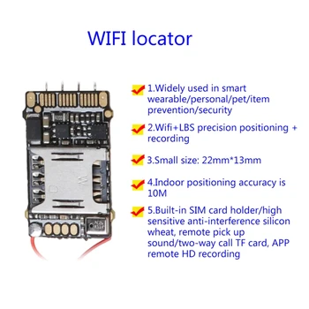 2021 Nauji GPS Tracker) GSM AGPS-Wifi LBS Locator Nemokama Web APP 