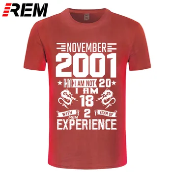 2021 NAUJUS sausio vasario Kovo balandžio Gegužės birželio liepos rugpjūčio rugsėjo 2001 METŲ marškinėliai T shirt Spausdinti Atsitiktinis vyriški trumpomis Rankovėmis
