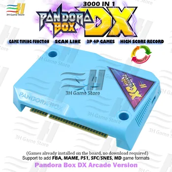 2021 Pandora Box DX Arcade Versija 3000 1 Jamma valdybos arcade mašina kabineto Aukštą rezultatą įrašo gali 3P 4P žaidimas tekken 3D