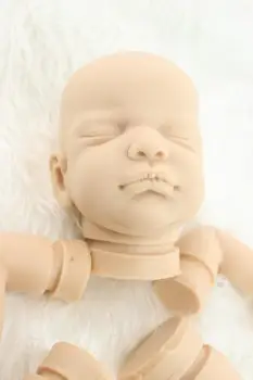 20Inch Atgimsta Lėlės, Rinkiniai Retas solide silikono versiją Galite DIY Įvairių Rūšių Tikroviška Silikono Reborn Baby Lėlės