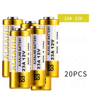 20pcs/Daug Mažų Baterija 23A 12V 21/23 A23 E23A MN21 MS21 V23GA L1028 Šarminis Sausas Baterija