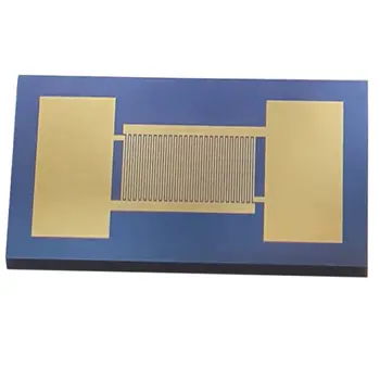 20um Interdigital aukso elektrodo Monokristalinius silicio pagrindu kondensatorius masyvo Didelio tikslumo tyrimų biosensor chip MEMS