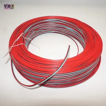 22 AWG 3pin pratęstas kabelis 5m/10m/20m/50 metrų elektronikos vielos prisijungti prower led juostelės, vielos pratęsti jungtis konservų Vielos
