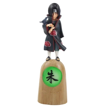 23-26cm Anime Naruto Shippuden Veiksmų Skaičius, Naruto Akatsuki Deidara Tobi Kakuzu Hidan Uchiha Itachi PVC Modelis Žaislai