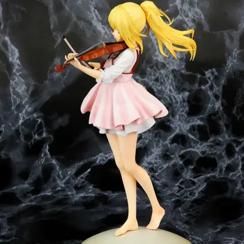 23cm Savo Melą balandžio Kaori Miyazono Smuikas Seksuali Mergina Veiksmų Skaičius, Žaislai Japonų Anime Suaugusiųjų Skaičius Kolekcijos Modelis Žaislas