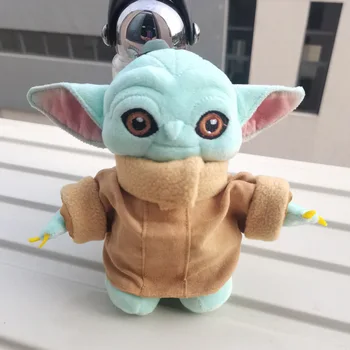 23CM Star Wars Švyti Yoda Kūdikių Mandalorian Veiksmų Skaičius, Žaislai Yoda Pav Žaislų Meistras Yoda Figuras Lėlės Žaislas Dovanos Vaikams