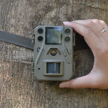 24MP Mini dydžio Bolyguard medžioklės takas žaidimas kameros gyvūnijos skautų 940nm, juoda IR invisiable LED 4 AA tipo baterijos nuotraukos spąstus
