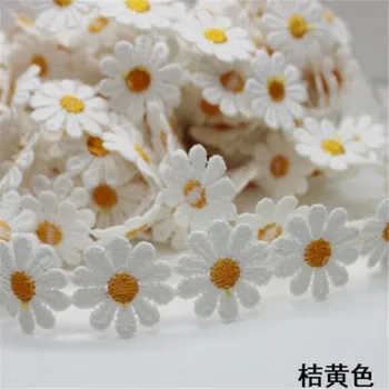 25mm Chrizantema gėlės gėlių nėrinių juostelės juostelės rankų darbo amatų drabužiai, aksesuarai CX71