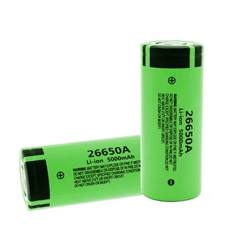 26650 Baterija 3.7 V 5000mAh Li-ion 26650A Įkrovimo Baterija (akumuliatorius Žibintuvėlį Galia Banko elektrinių Įrankių Fakelas 26650 Ličio Baterija