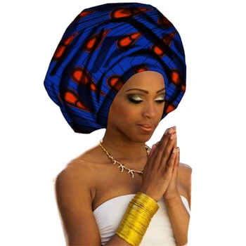 27Color Afrikos Mados Moterų Lankelis Spausdinti Turtingas heidi bazin Suknelės Šalikas Nigerijos Headtie Danshiki Afrikos Drabužių 50*180CM