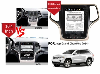 2din android automobilio radijo multimedijos grotuvo-Jeep Grand Cherokee-2016 m. automobilių GPS navigacijos autoradio DVD grotuvas
