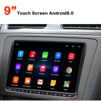 2GB 32GB Android Stereo Automobilio Radijo Skoda Seat Volkswagen VW Passat b7 POLO GOLF 5 6 Auto Multimedia Grotuvas DVD GPS DVR