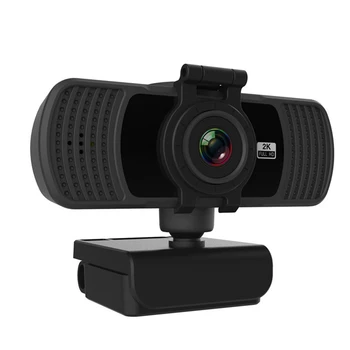 2K Full HD Kamera, Mini Kompiuteris, USB 2.0 PC 2560*1440P WebCamera Su Mikrofonu Pasukti Kameros 