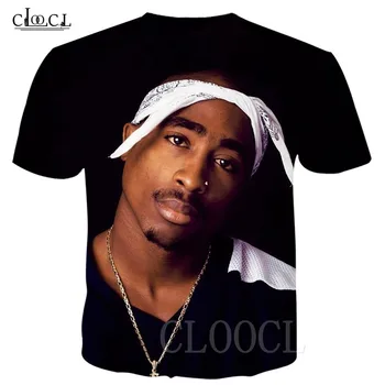 2Pac Roko Reperis Vyras Marškinėliai 3D Spausdinimo Tupac Amaru Shakur Hip-Hop T-shirts Negabaritinių Vasaros Streetwear Megztinis Vyrams, Moterims Tshirts