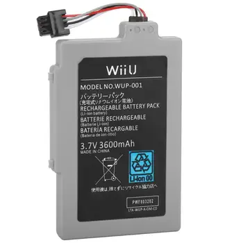 2vnt 3.7 V 3600mAh ARR-002 Baterijos Nintendo Wii U GamePad