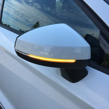 2VNT Audi A3 8V S3 RS3 LED Dinaminis Posūkio Signalo Lemputė Eilės Šoninis Veidrodis Indikatorius, Indikatorių 2013 2016 2017 2018