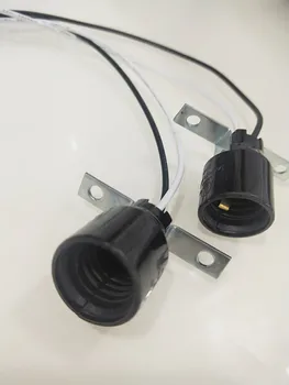 2vnt/daug 30cm JAV standartas, Europos standartinį E17 lempos laikiklis šviesos dezinfekavimo priedai 10V3W izoliacija Bakelite lempose .