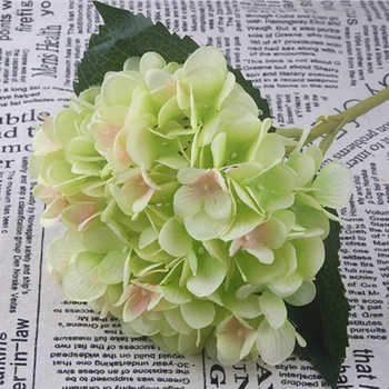 2vnt/daug Naujų Dirbtinio Šilko Hydrangeas Gėlės, Vestuvių Dekoravimas Šilko Netikrą Flores 
