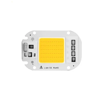 2VNT/Daug šviesos diodu (LED 50W 30W 20W AC110V 220V LED Smart IC Chip nereikia Vairuotojo High Power LED Lemputė Lempos 