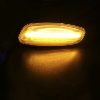 2vnt Eilės Indikatorių Šviesos Posūkio Signalo Lemputė LED Automobilio Dinaminės Pusėje Žymeklį Peugeot 308 207 3008 5008 Citroen C4, C3, C5, DS3