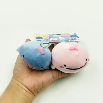 2vnt/komplektas Japonijos Jūroje Banginių pliušinis lėlės žaislas dolphin Krepšiai Pakabukas Keychain paketų prižiūrėtojų raktinę