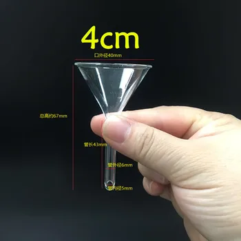 2vnt/komplektas Stiklo Trikampis Piltuvą Aukštos Kokybės Aukšto Borosilikatinio Separatorius Piltuvą 30mm/40mm/50mm/75mm
