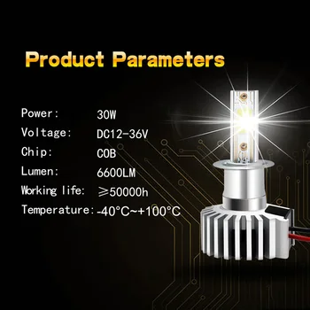 2vnt LED Žibintų Lemputė H11 H8, H9 9006 HB4 9005 HB3 H4, H7, H1 H3 Rūko Šviesos Lempa renault megane 2 3 duster clio Duster 