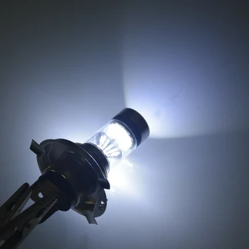 2vnt Motociklo LED Žibintai H4 Led Objektyvas 100W Automobilio Rūko žibintai H7 Vairavimo Lemputė Balta Auto Lempos Automobilių Dalys 2323 šviesos diodu (LED) Didelis Šviesus